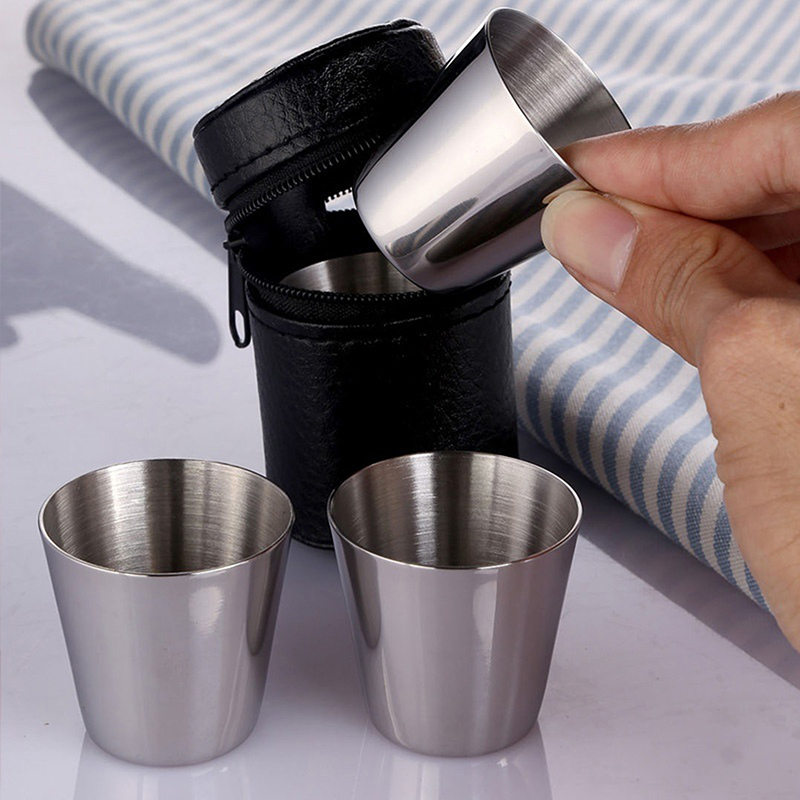 4/6Pcs Stainless Steel Cups Mi - مراجعة Camping Cooking Mug وسعره