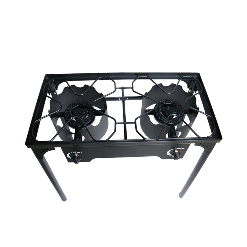Power 150000 Double Stove For  - مراجعة Camping Double Cooking Stove وسعره