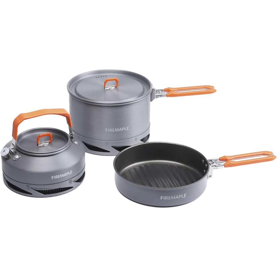 Fire-Maple Feast 4 Piece Campi - مراجعة Camping Cooking Area وسعره
