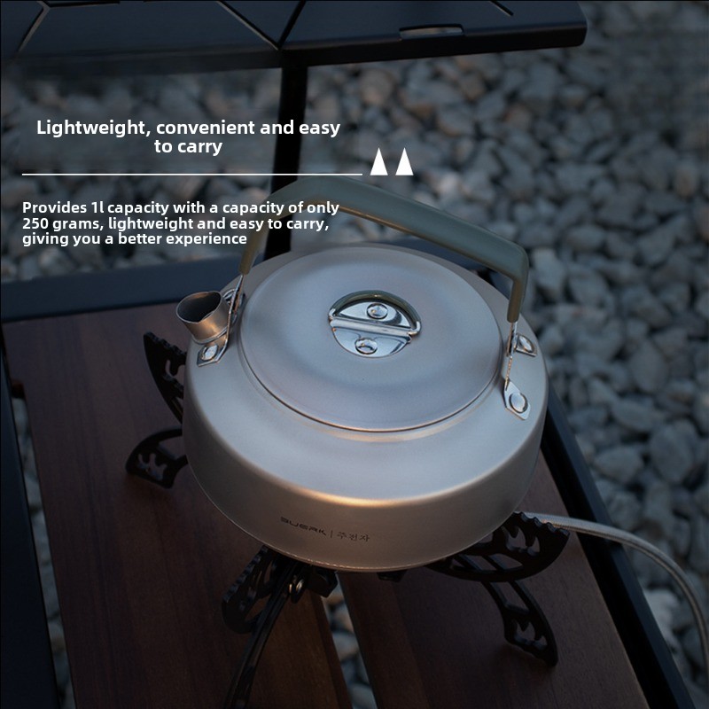 Outdoor Camping Travel Kettle  - مراجعة Camping Cooking And Drinking وسعره