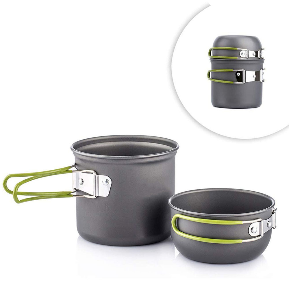 Ultralight Camping Pots Cookwa - مراجعة Camping Cooking Roll وسعره