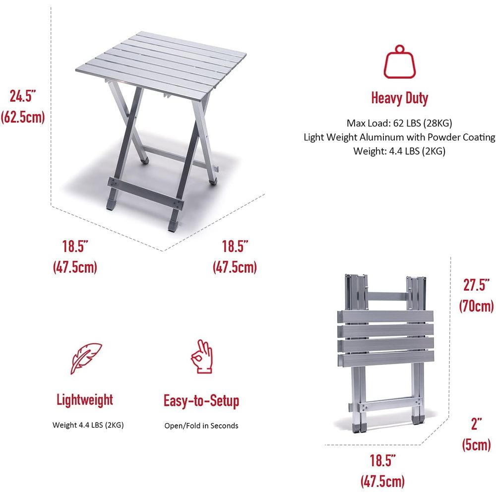 olding Camping Table - Lightwe - مراجعة Camping Cooking Area وسعره