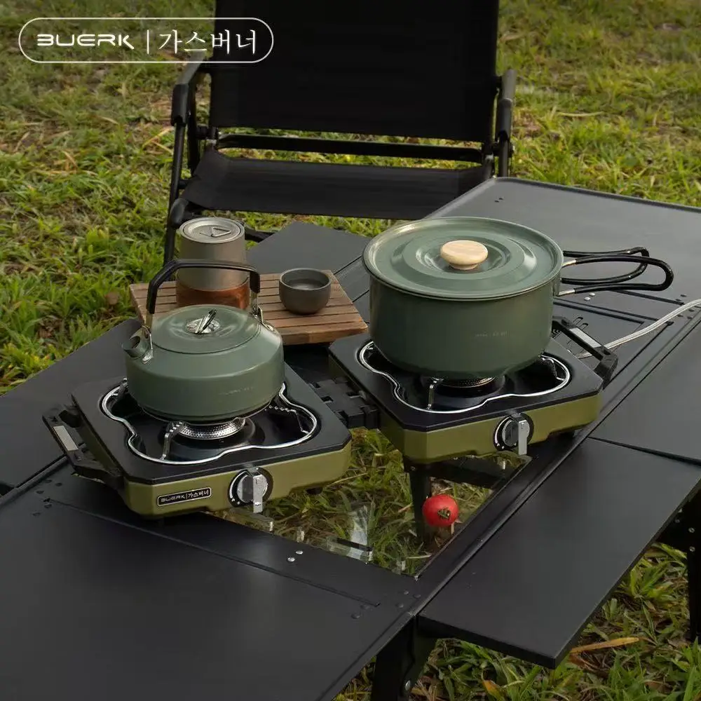 BUERK Camping Stove Double Bur - مراجعة Camping Double Cooking Stove وسعره