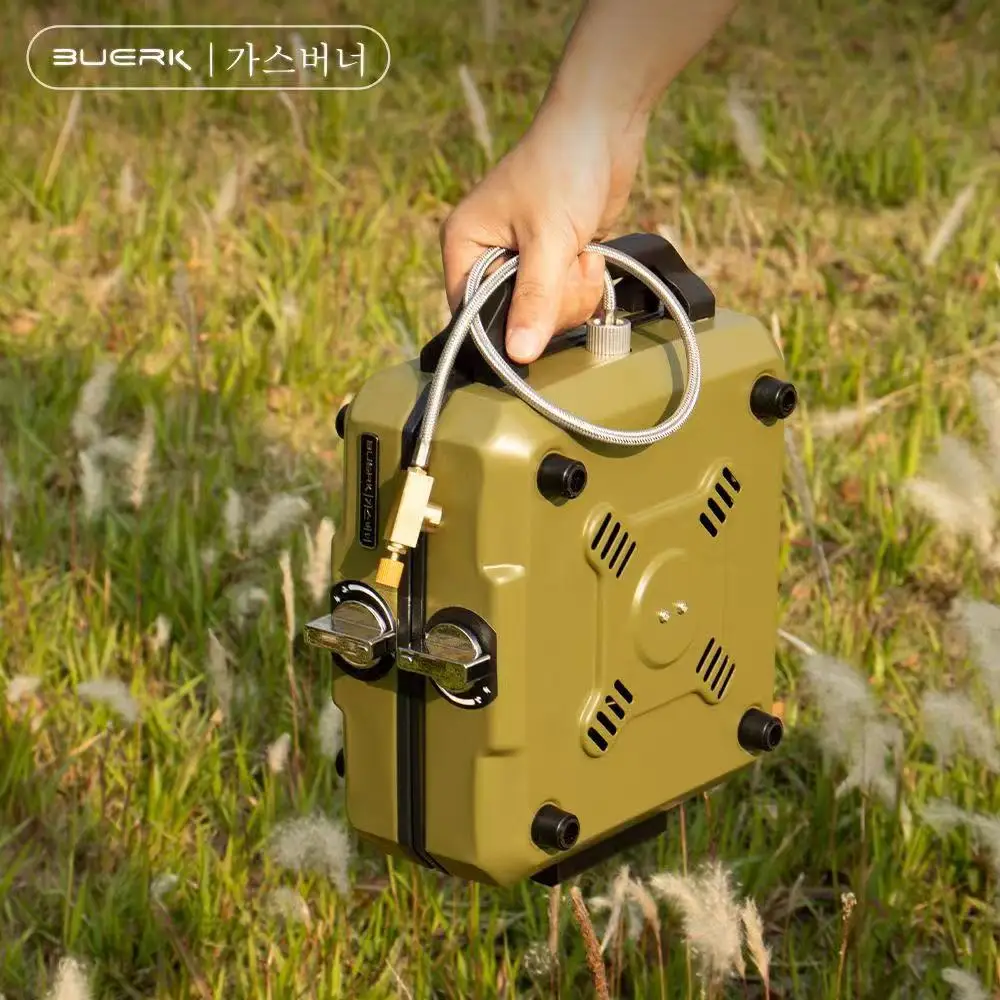 BUERK Camping Stove Double Bur - مراجعة Camping Double Cooking Stove وسعره