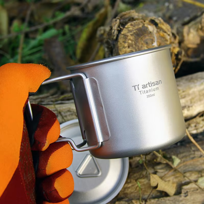Tiartisan Outdoor Titanium Lig - مراجعة Camping Cooking Mug وسعره