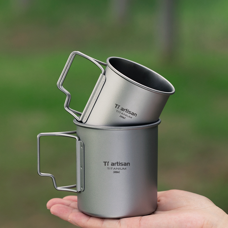 Tiartisan Outdoor Titanium Lig - مراجعة Camping Cooking Mug وسعره
