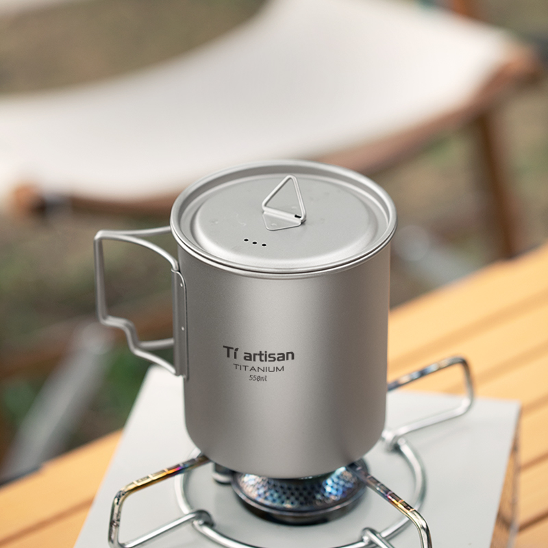 Tiartisan Outdoor Titanium Lig - مراجعة Camping Cooking Mug وسعره