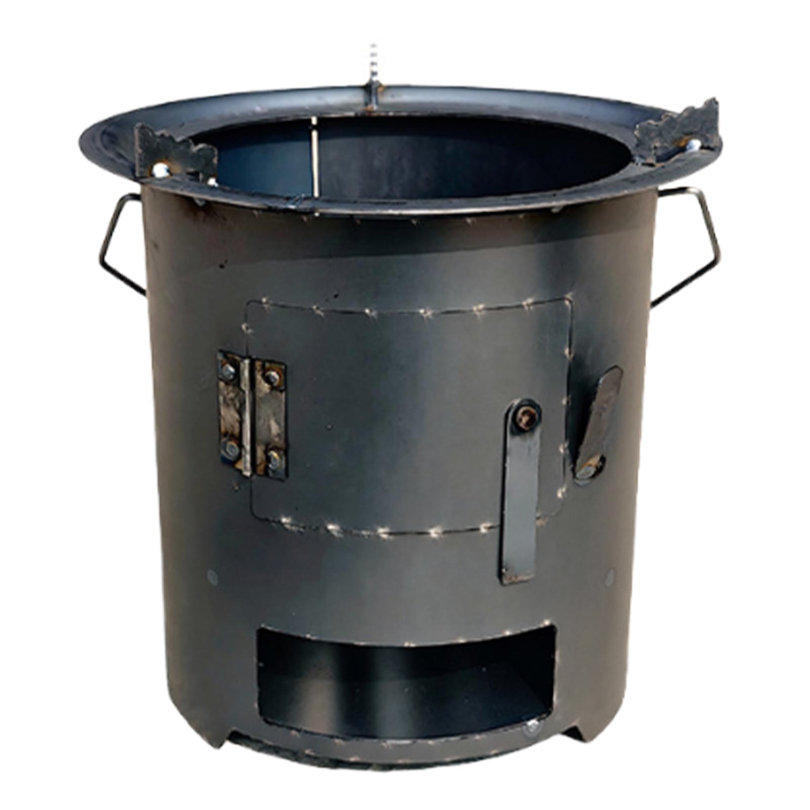 Camping Wood Stove Folding Iro - مراجعة Camping Cooking Fire Pit وسعره