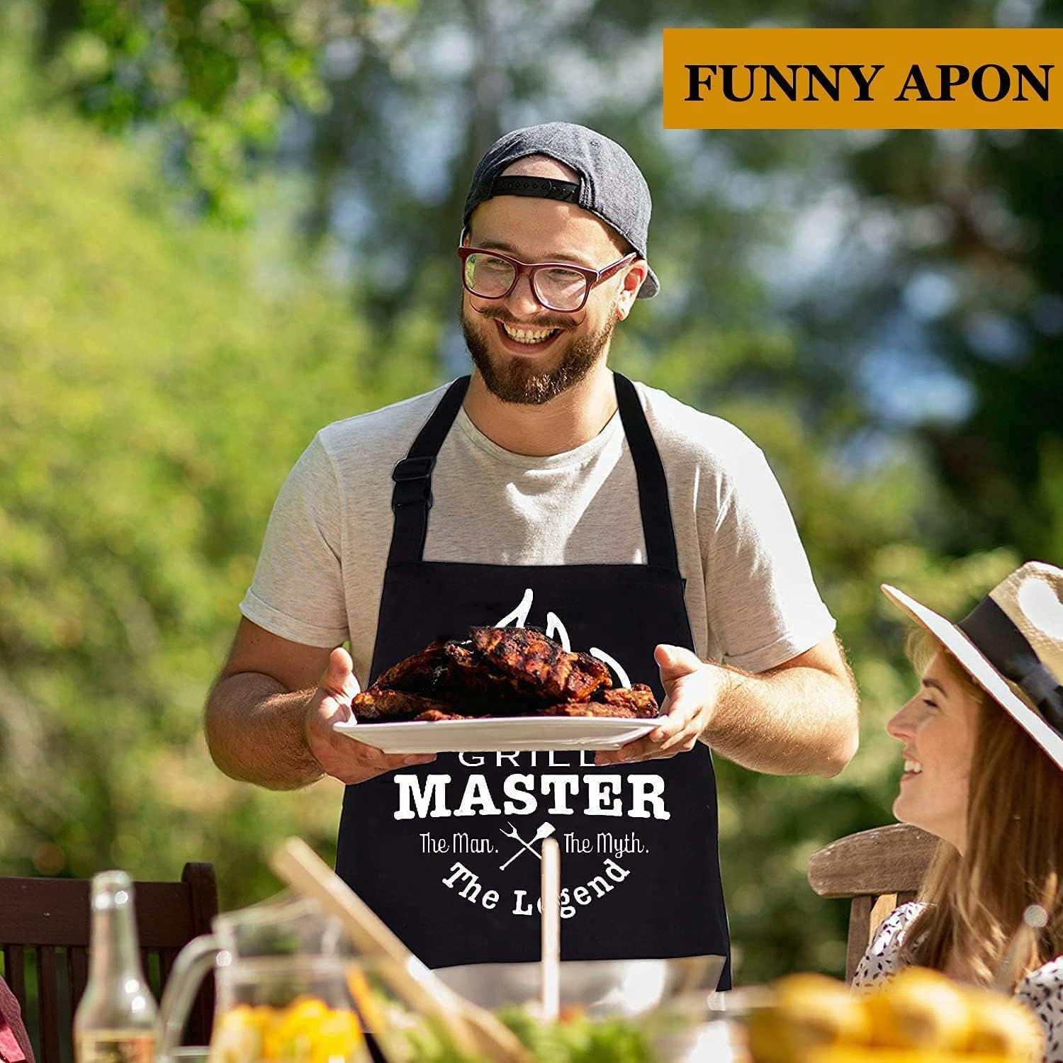 Grill Set with Apron for Men,  - مراجعة Camping Cooking Griddle وسعره