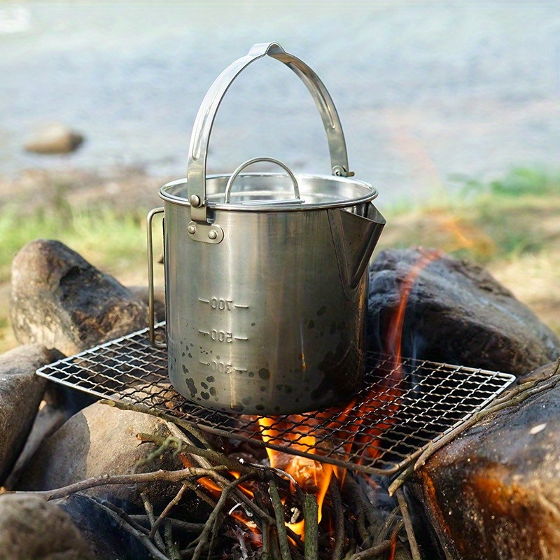 1PC Compact and Portable 1.2L  - مراجعة Camping Cooking Dishes وسعره