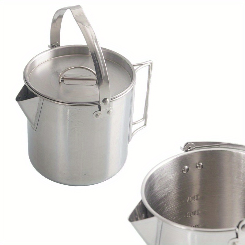 1PC Compact and Portable 1.2L  - مراجعة Camping Cooking Dishes وسعره