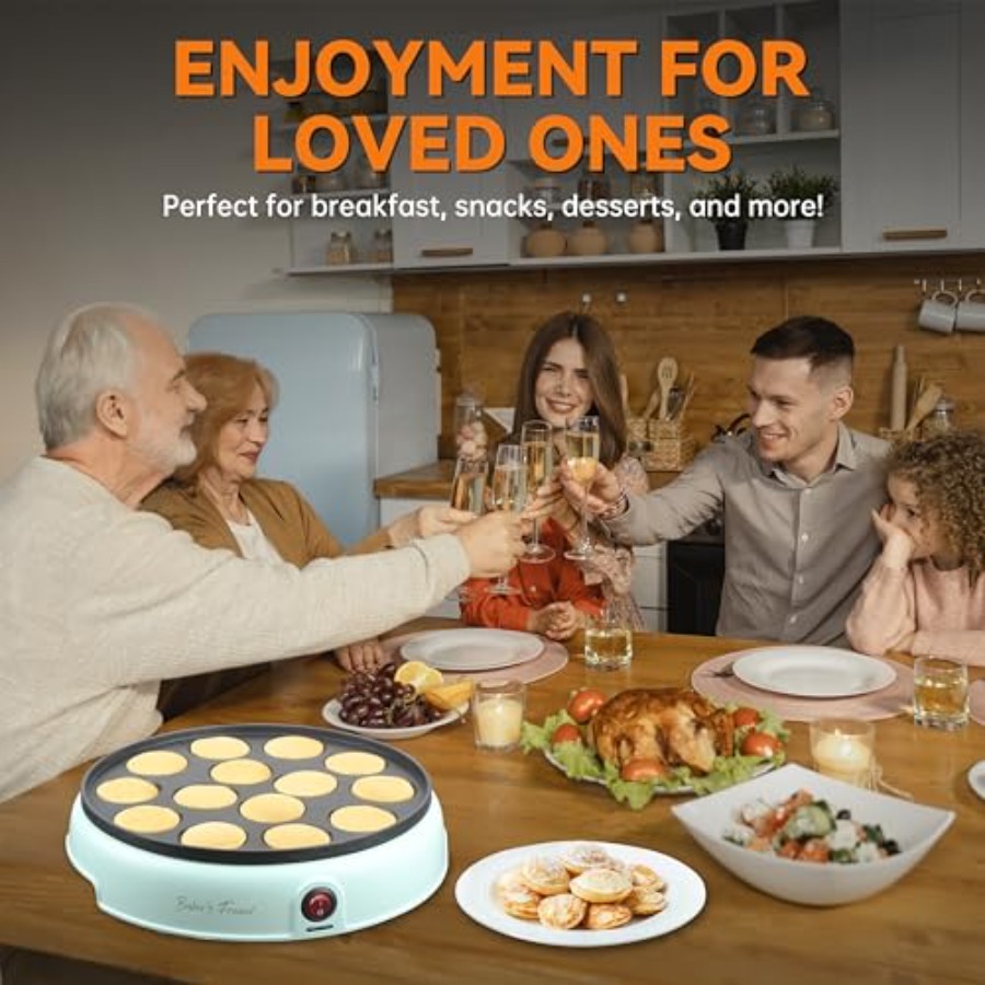 Mini Pancakes Maker Machine Du - مراجعة Camping Cooking Griddle وسعره