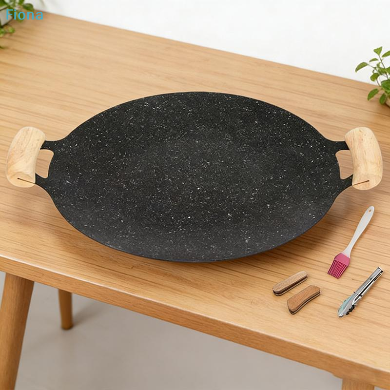 ✔Non-Stick BBQ Grill Pan with  - مراجعة Camping Cooking Griddle وسعره