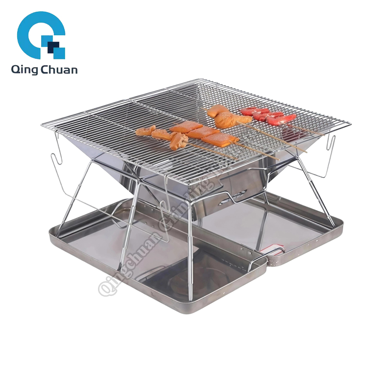 Camping Grill Charcoal Stove F - مراجعة Camping Cooking Area وسعره