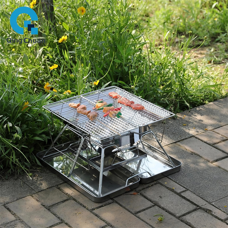 Camping Grill Charcoal Stove F - مراجعة Camping Cooking Area وسعره