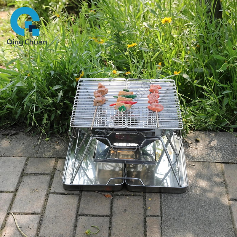 Camping Grill Charcoal Stove F - مراجعة Camping Cooking Area وسعره