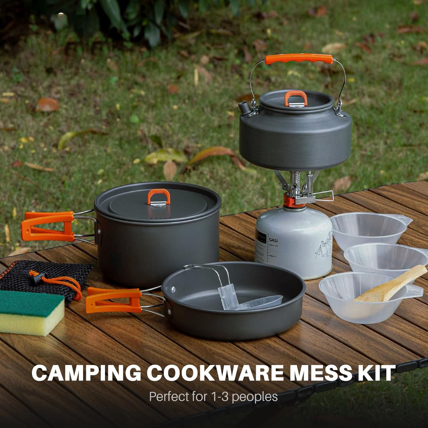 Camping cookware Camping pot a - مراجعة Camping Cooking No Gas وسعره