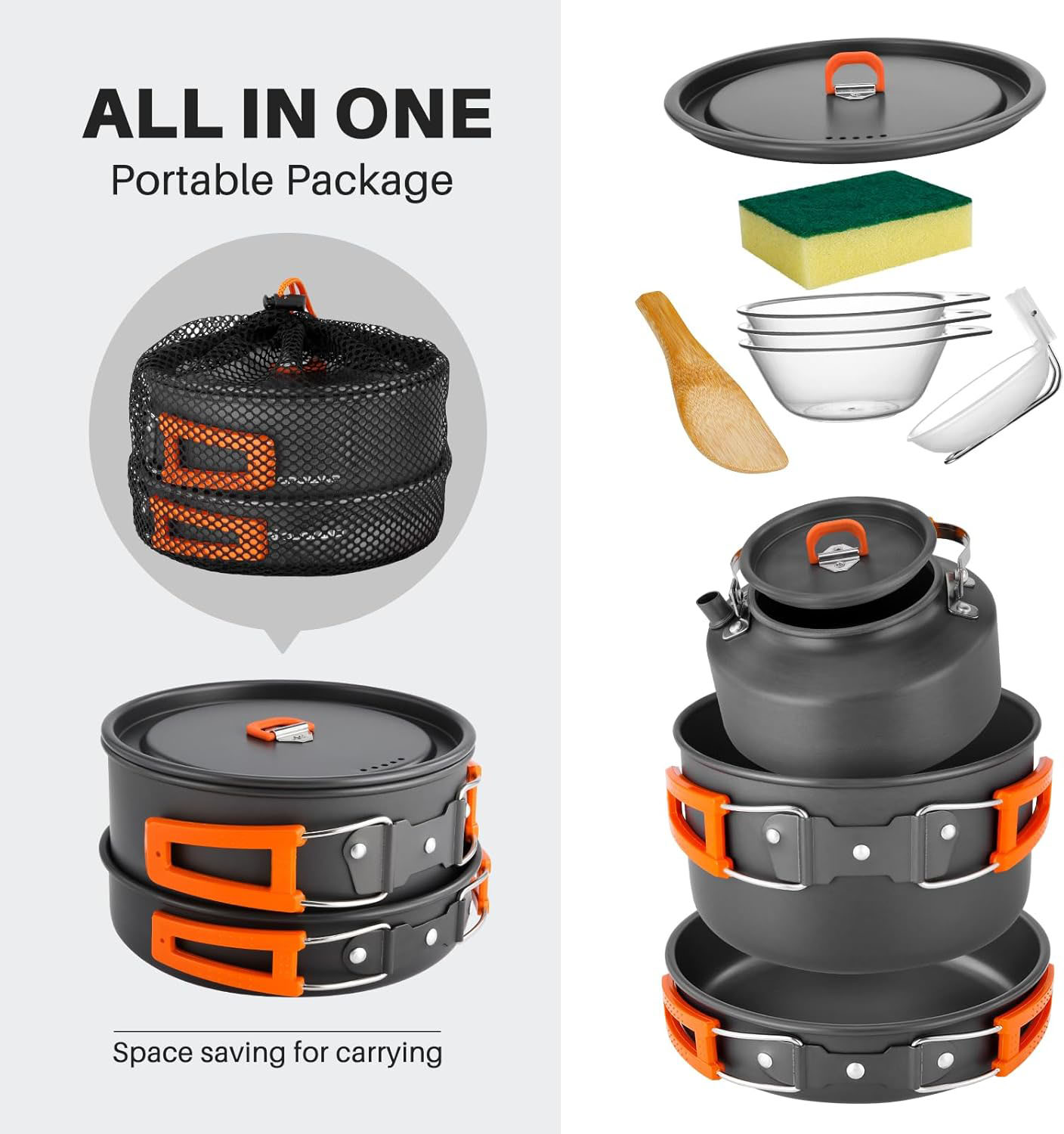 Camping cookware Camping pot a - مراجعة Camping Cooking No Gas وسعره