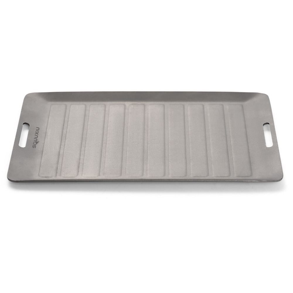 Durable Titanium Camping Grill - مراجعة Camping Cooking Pan وسعره