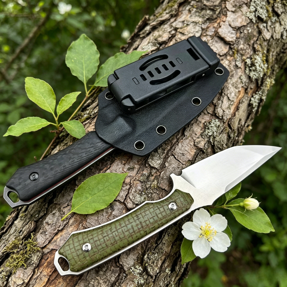 Ergonomic Design Lightweight P - مراجعة Camping Cooking Knife With Sheath وسعره
