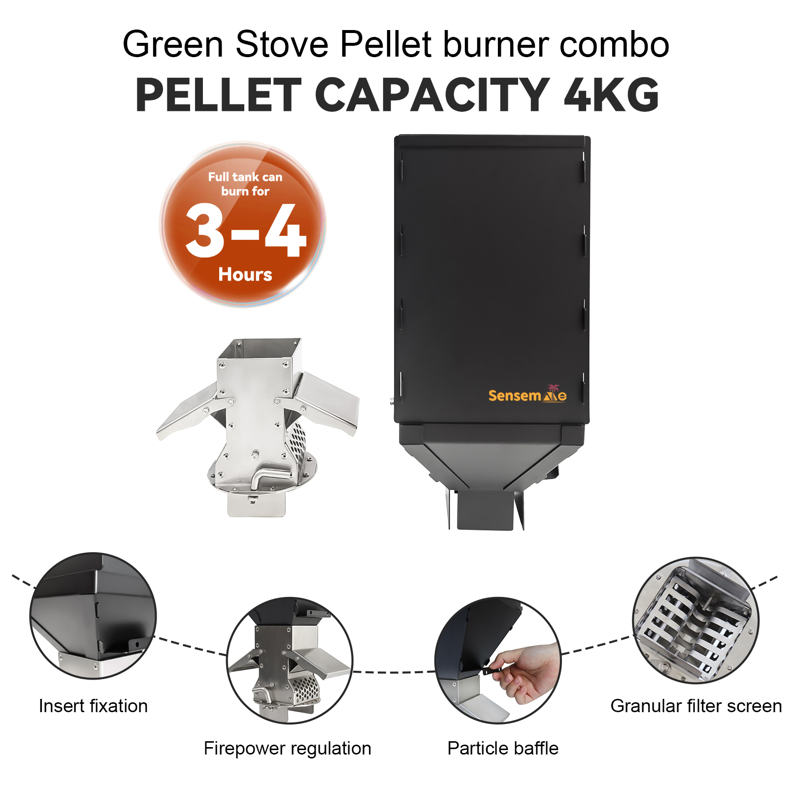 Portable Camping Wood Stove Fo - مراجعة Camping Double Cooking Stove وسعره