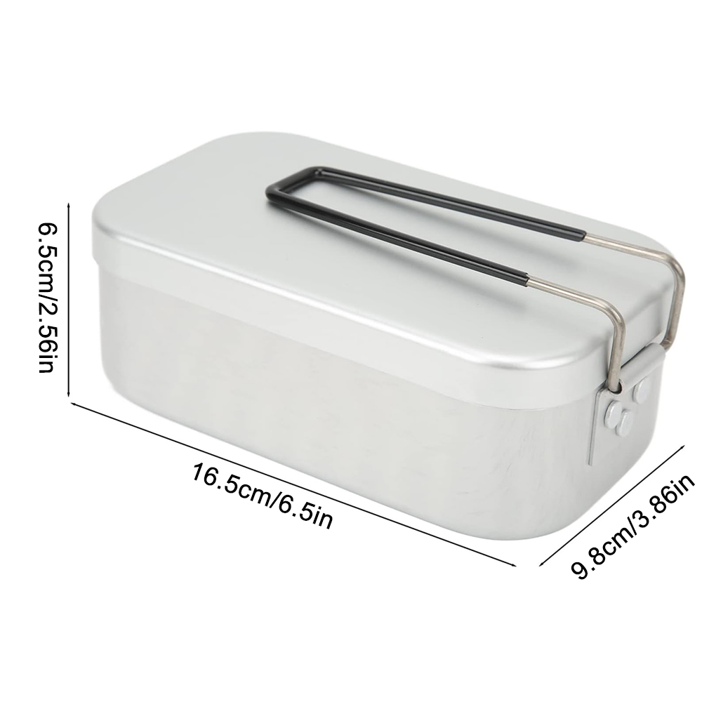 800ML Aluminum Lunch Boxes Out - مراجعة Camping Cooking Roll وسعره
