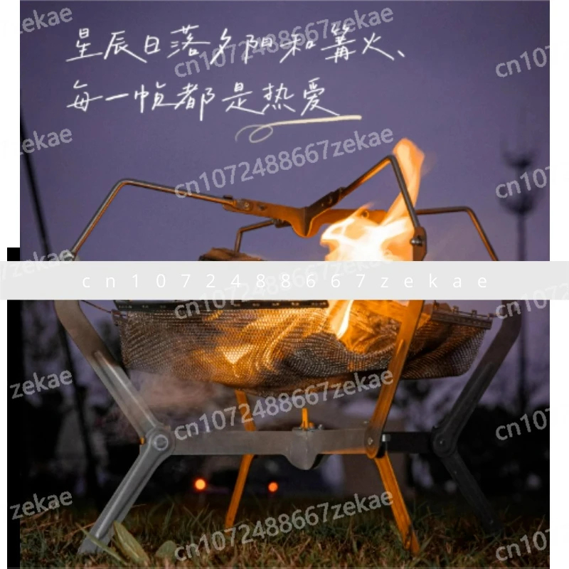 Portable Folding BBQ Grill Mes - مراجعة Camping Cooking Equipment Electric وسعره