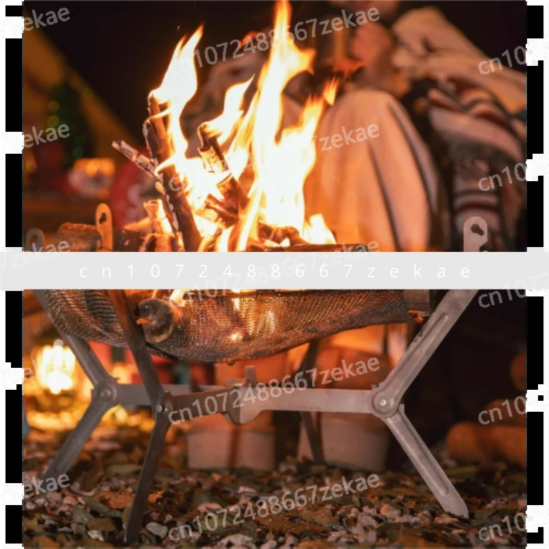 Portable Folding BBQ Grill Mes - مراجعة Camping Cooking Equipment Electric وسعره