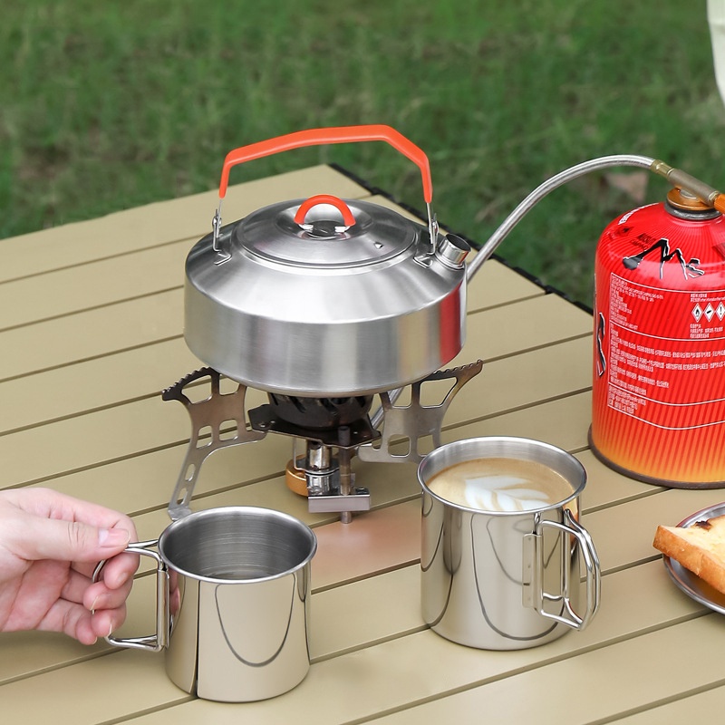 Hot Sale 304 Stainless Steel O - مراجعة Camping Cooking Mess Kit وسعره