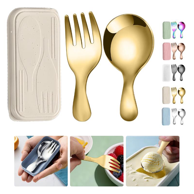 Stainless Steel Tableware Set  - مراجعة Camping Cooking Area وسعره