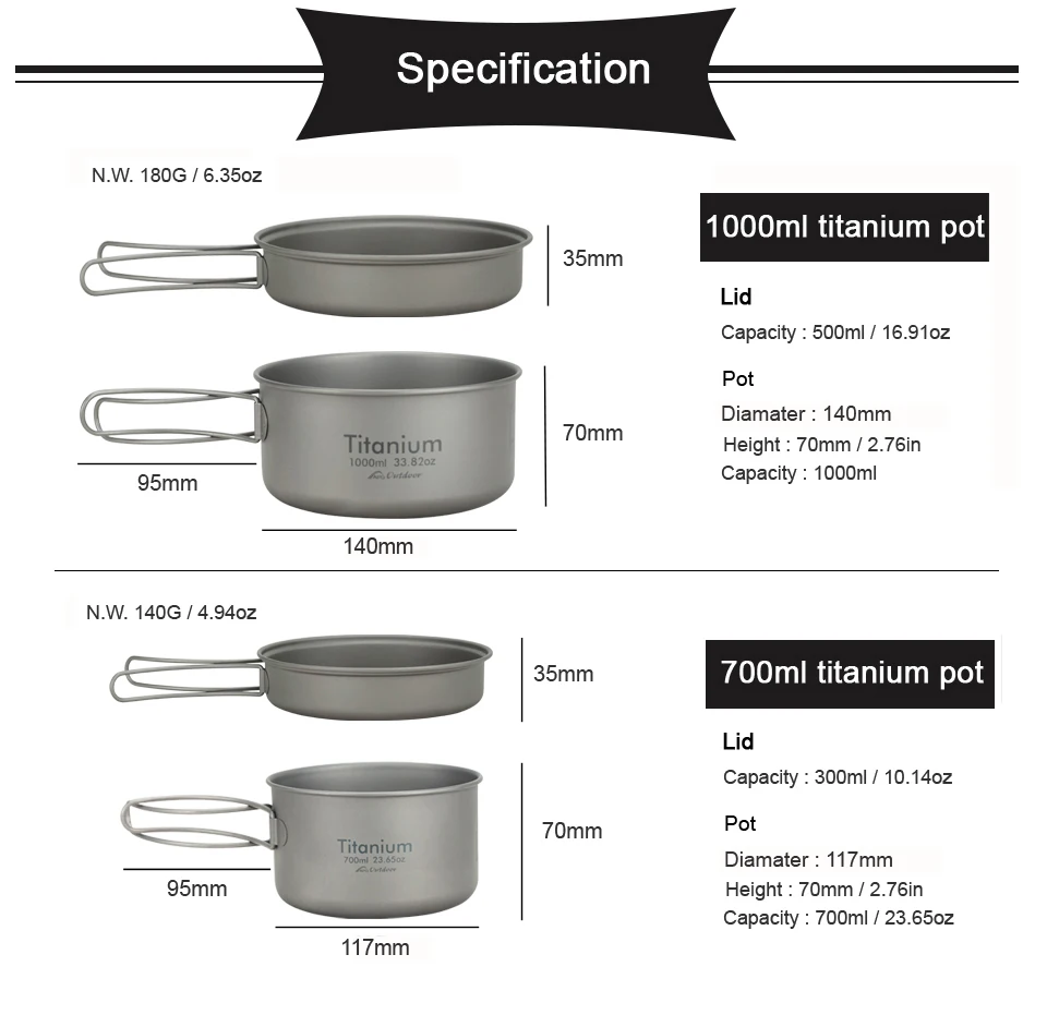 APG Ultralight Titanium Pan Ou - مراجعة Camping Cooking Mug وسعره