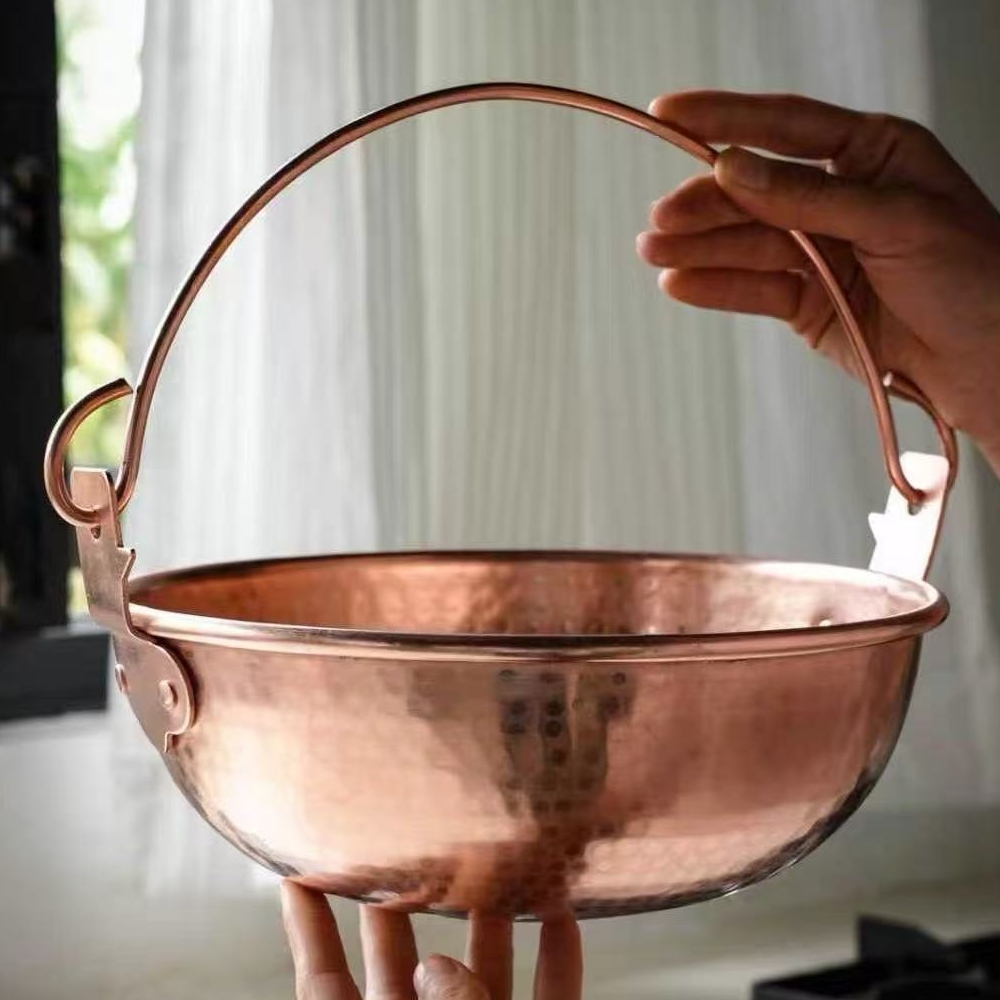 Vintage Copper Hanging Pot,Out - مراجعة Camping Cooking Pot وسعره