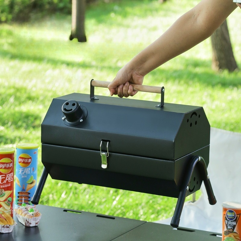 Carbon Steel Barbecue Grill Po - مراجعة Camping Double Cooking Stove وسعره