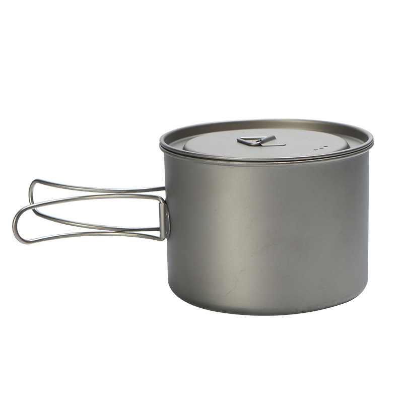 Outdoor Picnic Titanium Cookin - مراجعة Camping Cooking Set Large وسعره