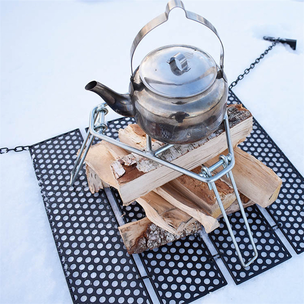 Stainless Steel Campfire Rack  - مراجعة Camping Cooking No Gas وسعره