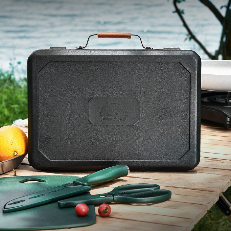 Outdoor Camping Equipment Cook - مراجعة Camping Cooking Essentials Kit وسعره