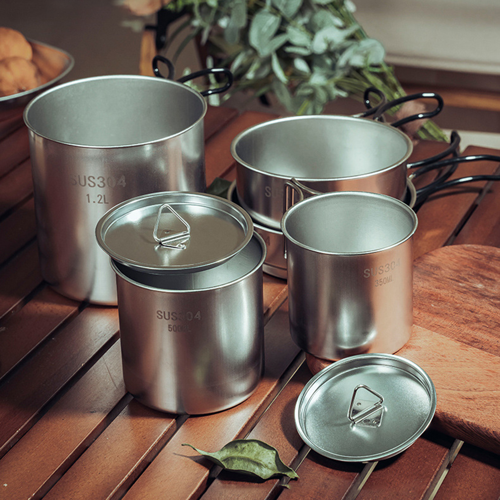 Stainless Steel Camping Cookin - مراجعة Camping Cooking And Drinking وسعره