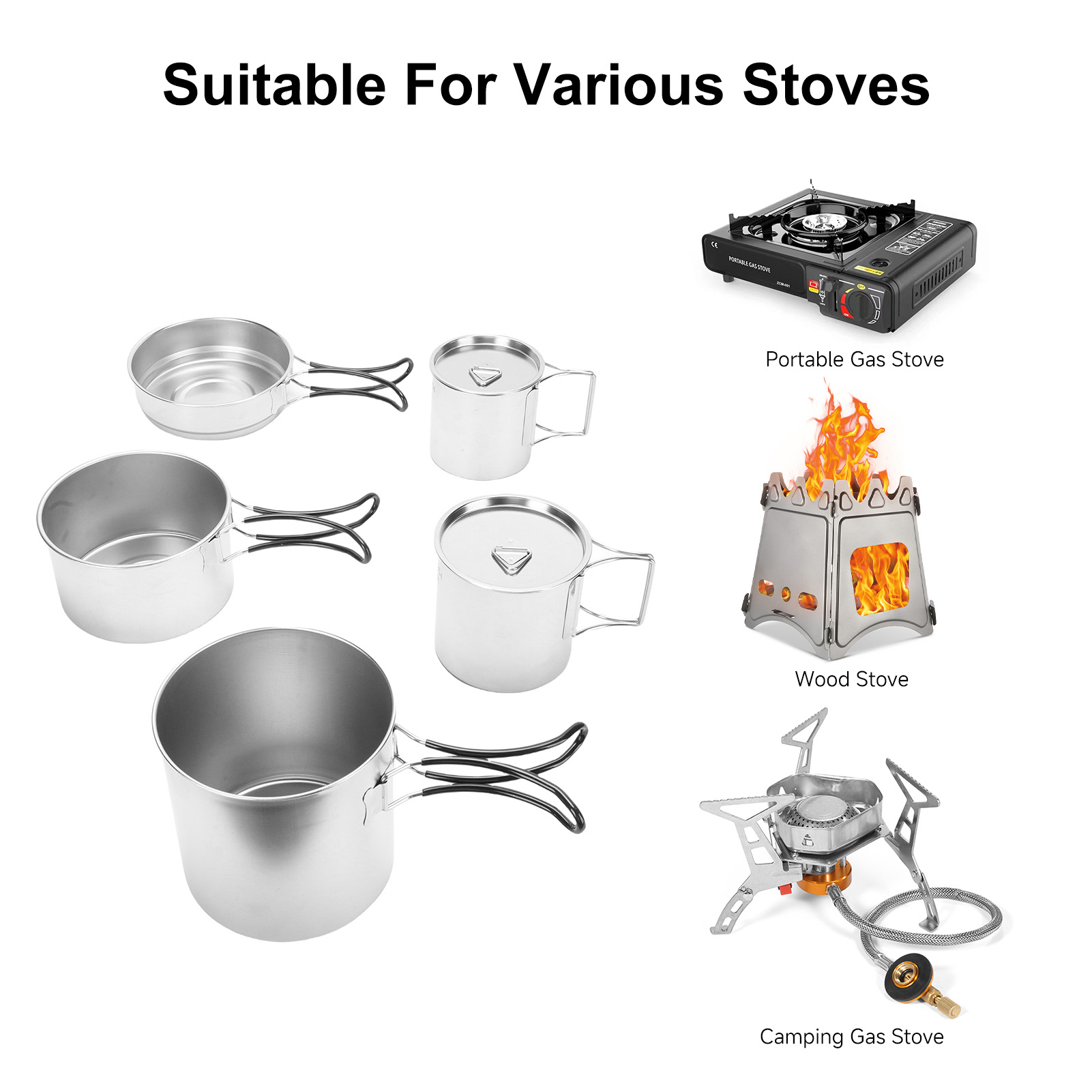 Stainless Steel Camping Cookin - مراجعة Camping Cooking And Drinking وسعره