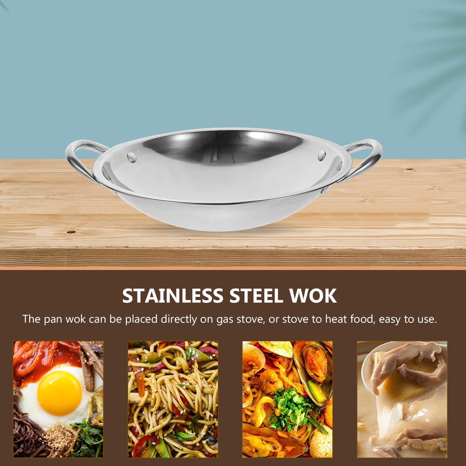 Stainless Steel Round Bottom H - مراجعة Camping Double Cooking Stove وسعره