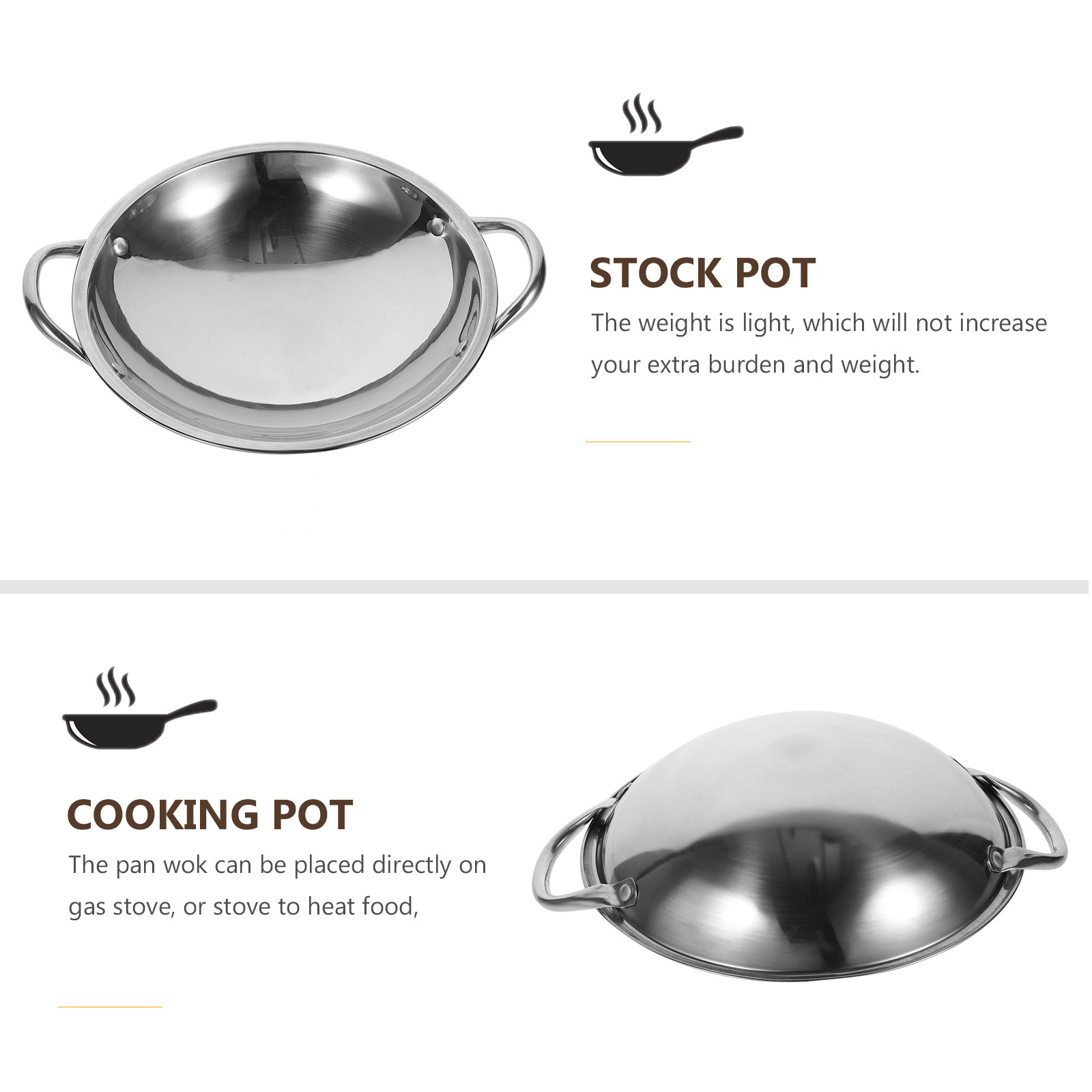 Stainless Steel Round Bottom H - مراجعة Camping Double Cooking Stove وسعره