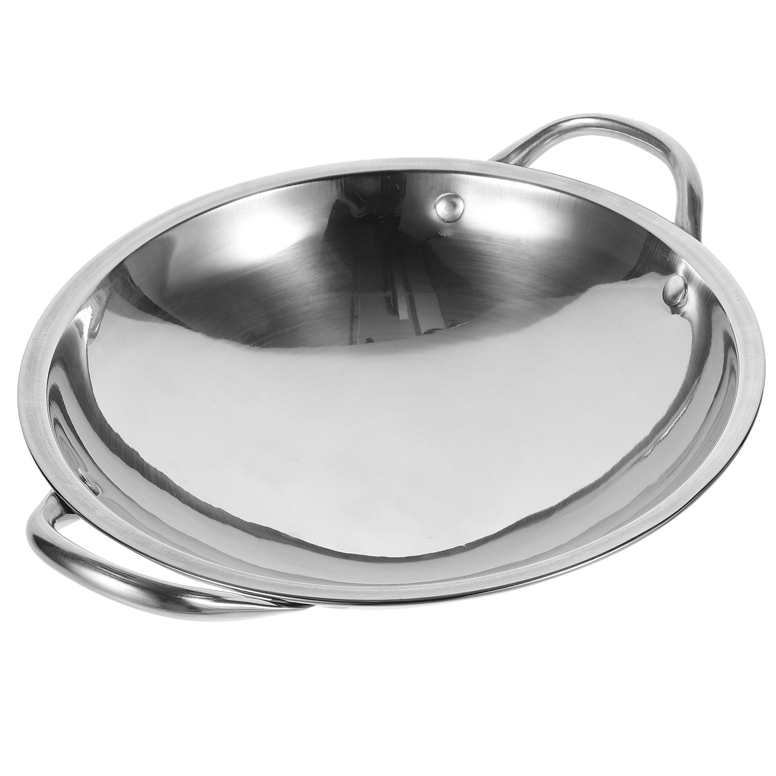 Stainless Steel Round Bottom H - مراجعة Camping Double Cooking Stove وسعره