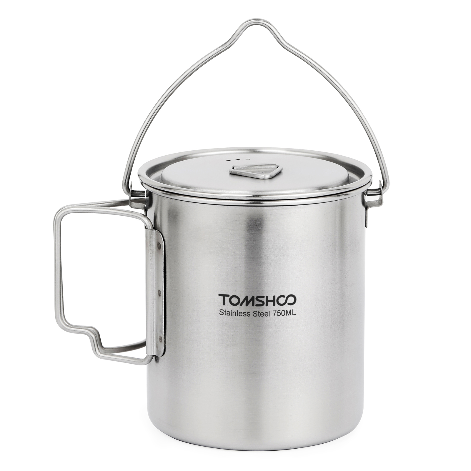 TOMSHOO 750ml Stainless Steel  - مراجعة Camping Cooking Mug وسعره