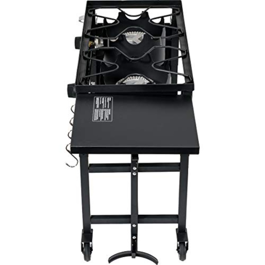 Outdoor Camping Propane Double - مراجعة Camping Double Cooking Stove وسعره