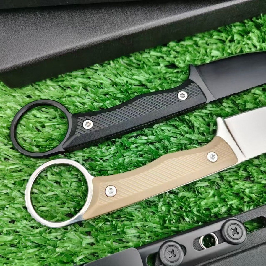 Utility Nylon Fiber Handle Hig - مراجعة Camping Cooking Knife With Sheath وسعره