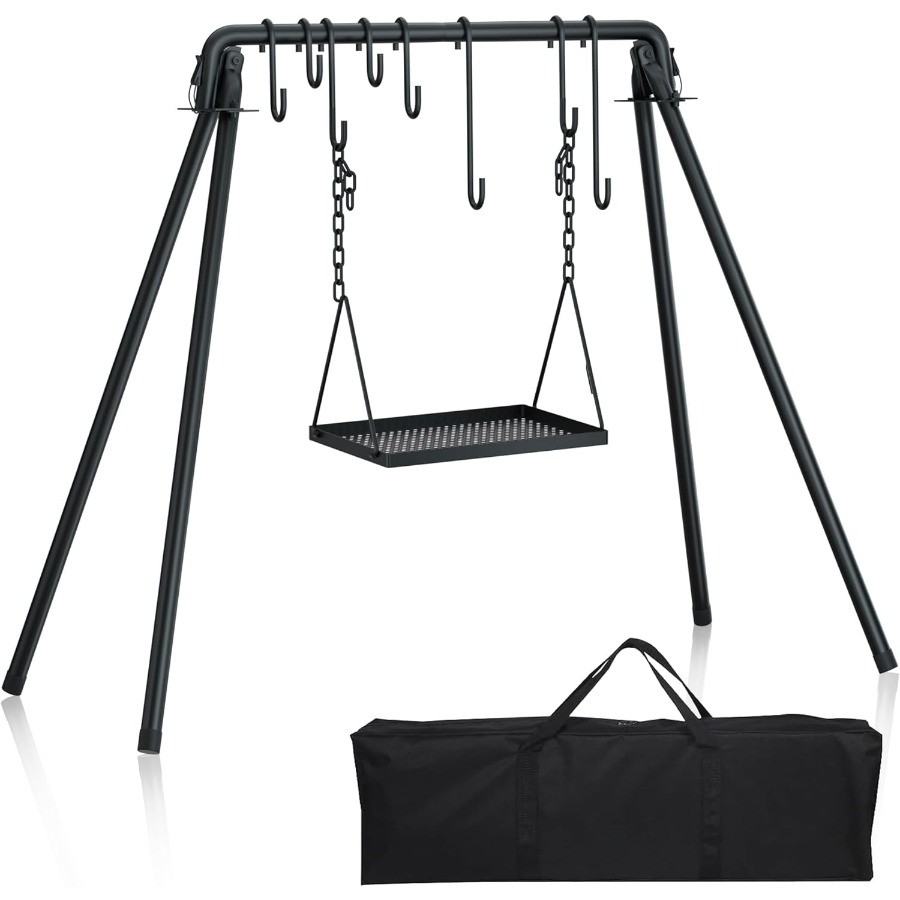 RELIANCER Grill SwingCampfire  - مراجعة Camping Cooking Area وسعره