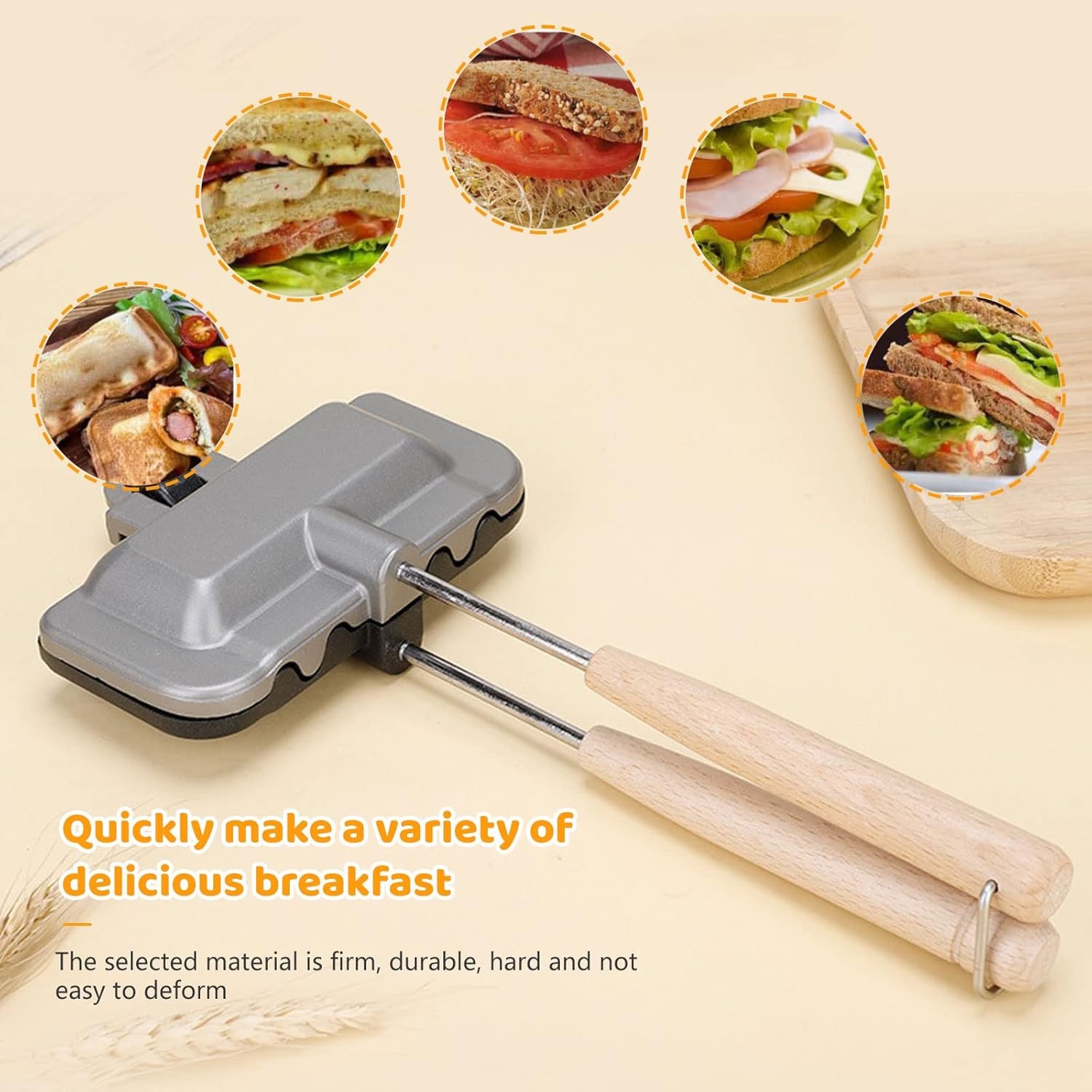 Sandwich Maker – Stove Top Hot - مراجعة Camping Cooking Bunnings وسعره