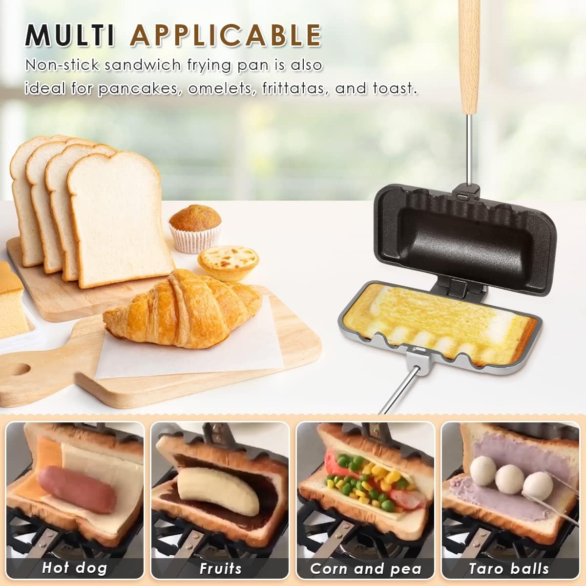 Sandwich Maker – Stove Top Hot - مراجعة Camping Cooking Bunnings وسعره