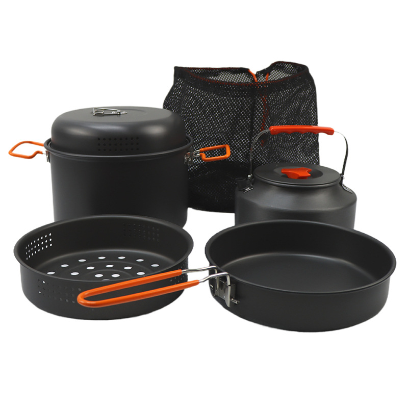 Outdoor Cookware Set Camping C - مراجعة Camping Cooking Pan وسعره