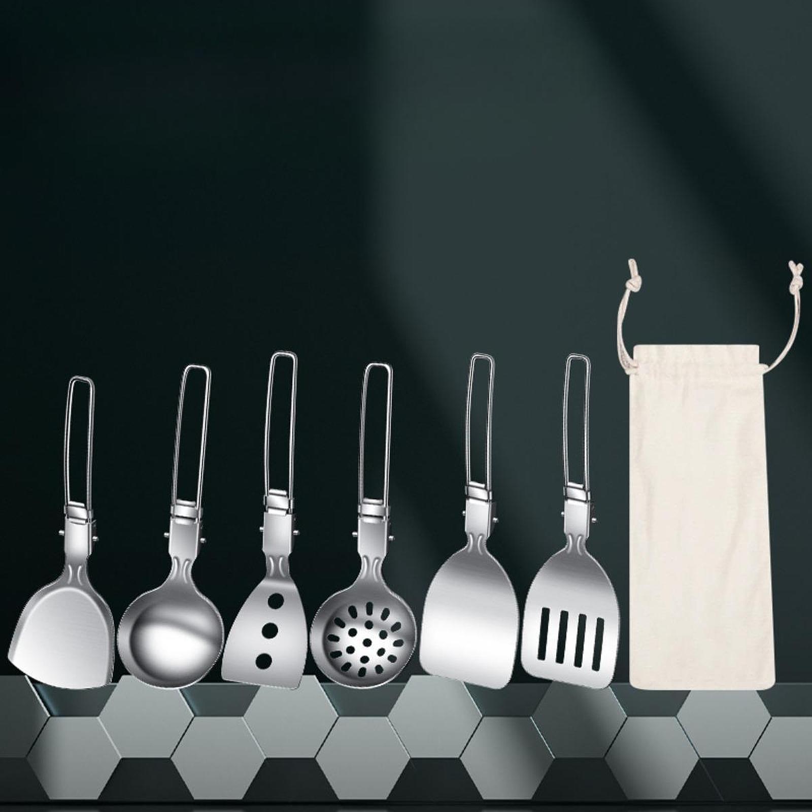 Folding Camping Cookware Kit S - مراجعة Camping Cooking Essentials Kit وسعره