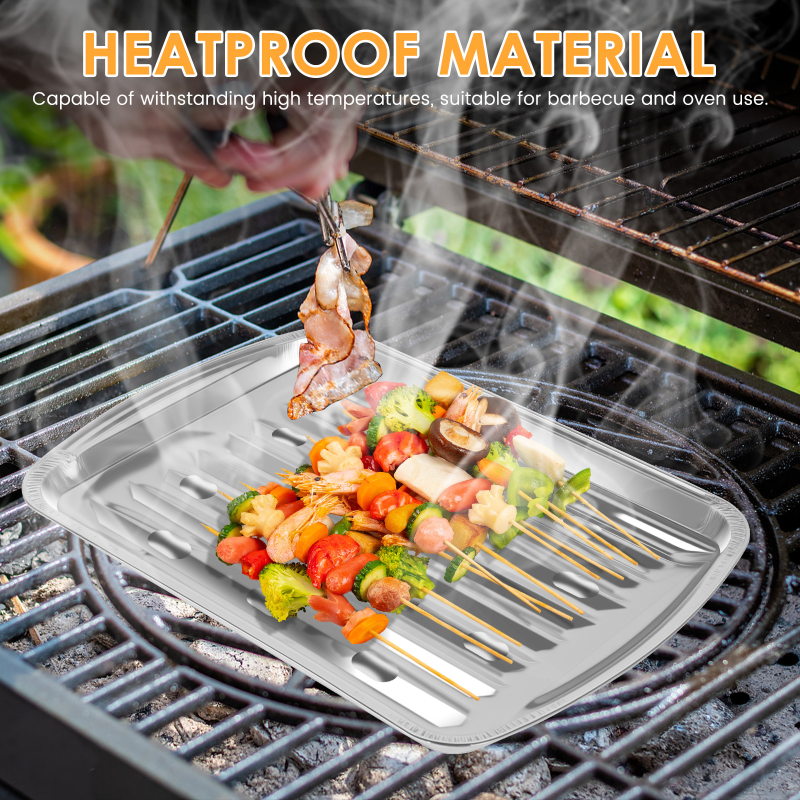 Aluminum Foil Trays Non-Stick  - مراجعة Camping Cooking Pan وسعره